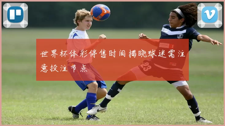 世界杯体彩停售时间揭晓球迷需注意投注节点